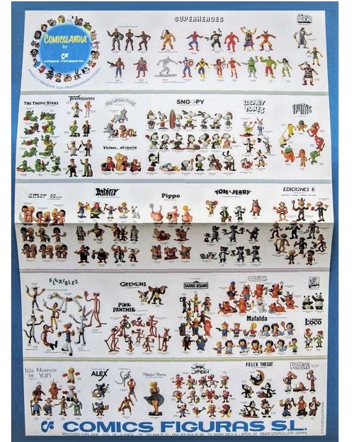 FIG127 3 Figurines PVC Comics Spain 1992 7cm Tom Voiture Skateboard Jerry Fromage