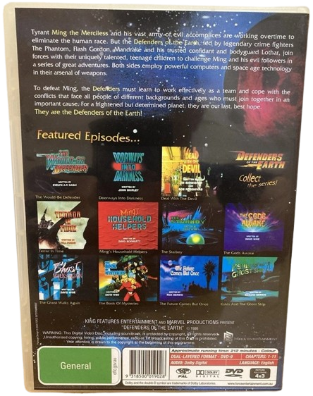 Defenders Of The Earth 6 DVD Box Set
