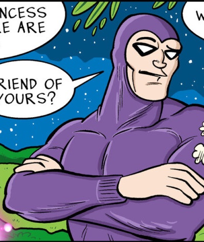 The Phantom Appears On Legend of Bill Comic&nbsp;Strip